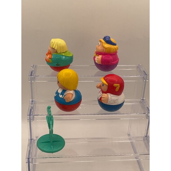 Vintage Playskool Weebles Lot Of 5 Figures 1970s Retro Toy Collectibles - Picture 4 of 4